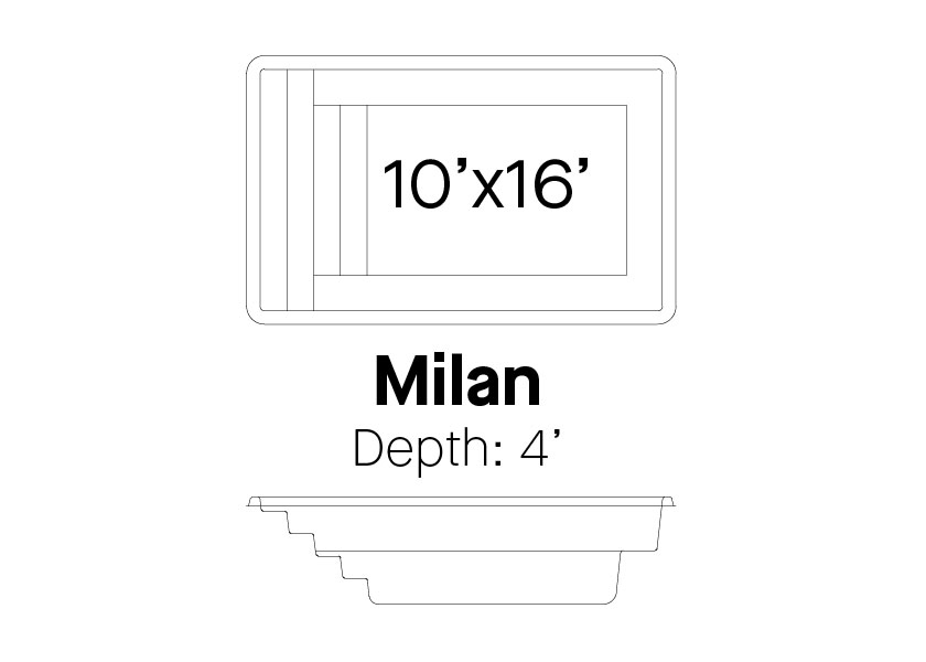 latham milan pool price