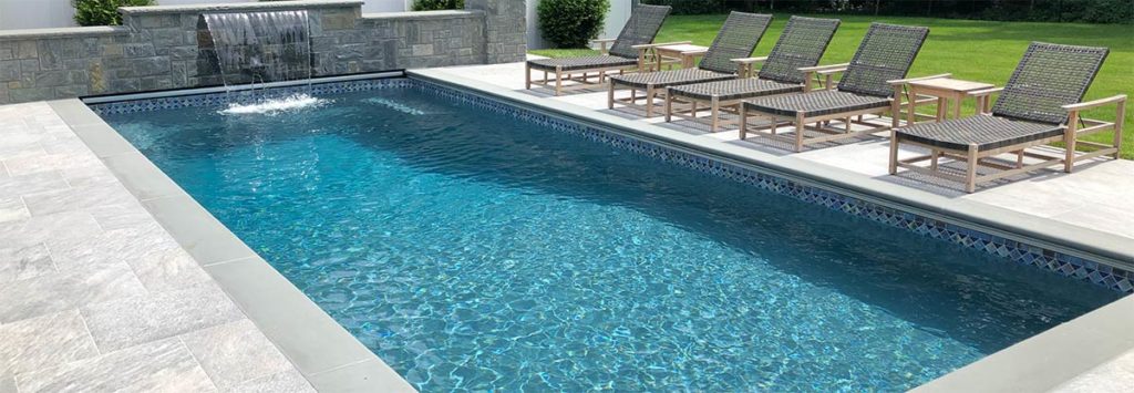 deep rectangle pool