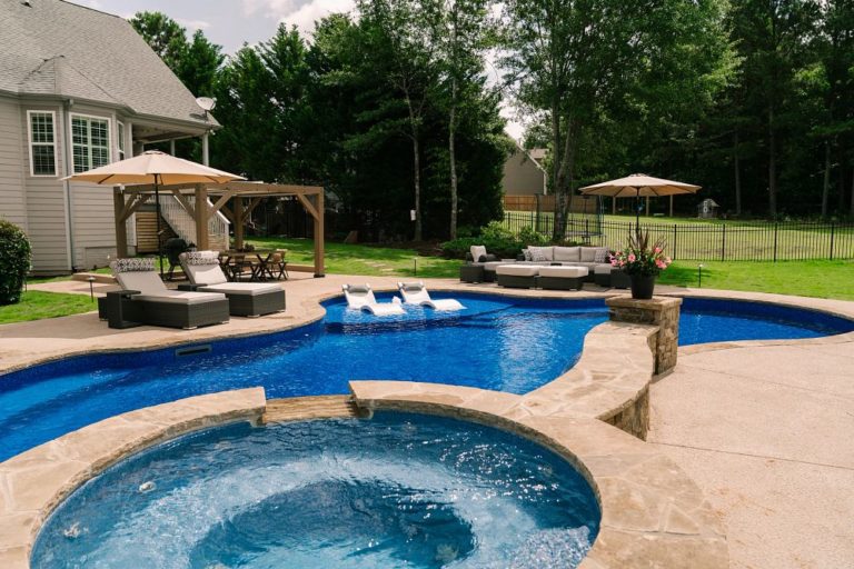 Inground Pool Spillover Spas | Latham Pools