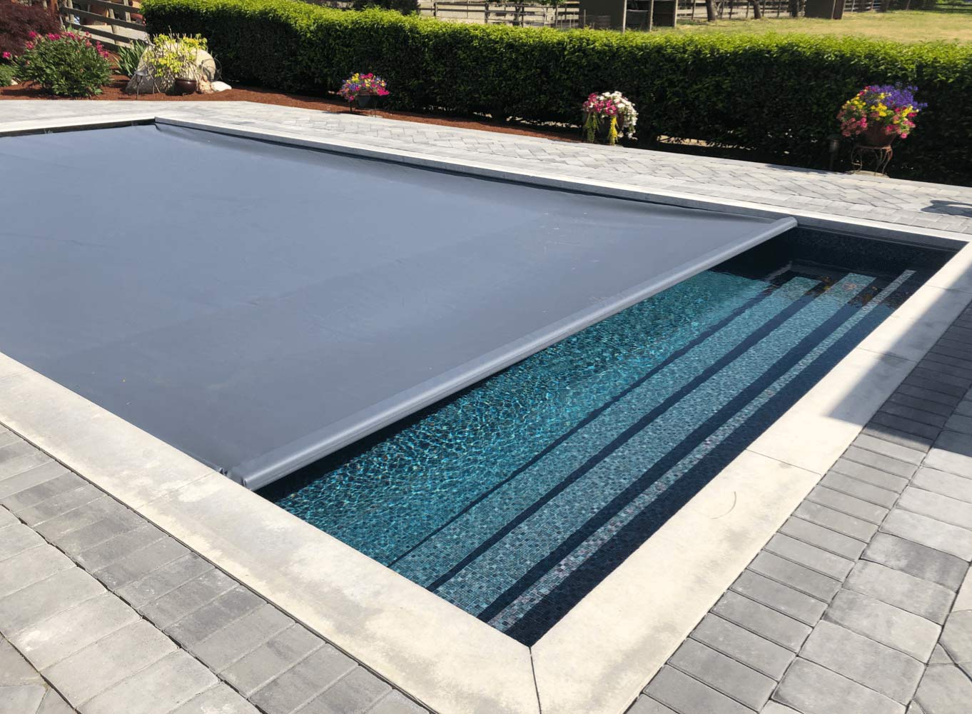 Automatic Retractable Safety Pool Covers Latham Pools