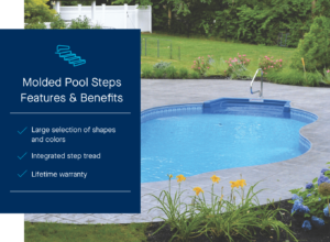 Latham Inground Pool Steps & Handrails - Vinyl & Fiberglass Pools