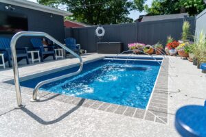 Latham Fiberglass Milan inground pool