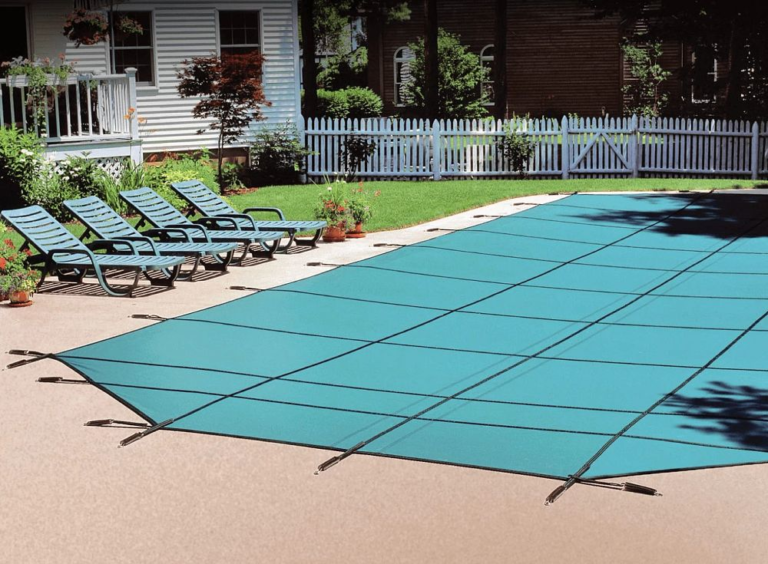 Solid & Mesh Winter Safety Pool Covers - Latham Pool