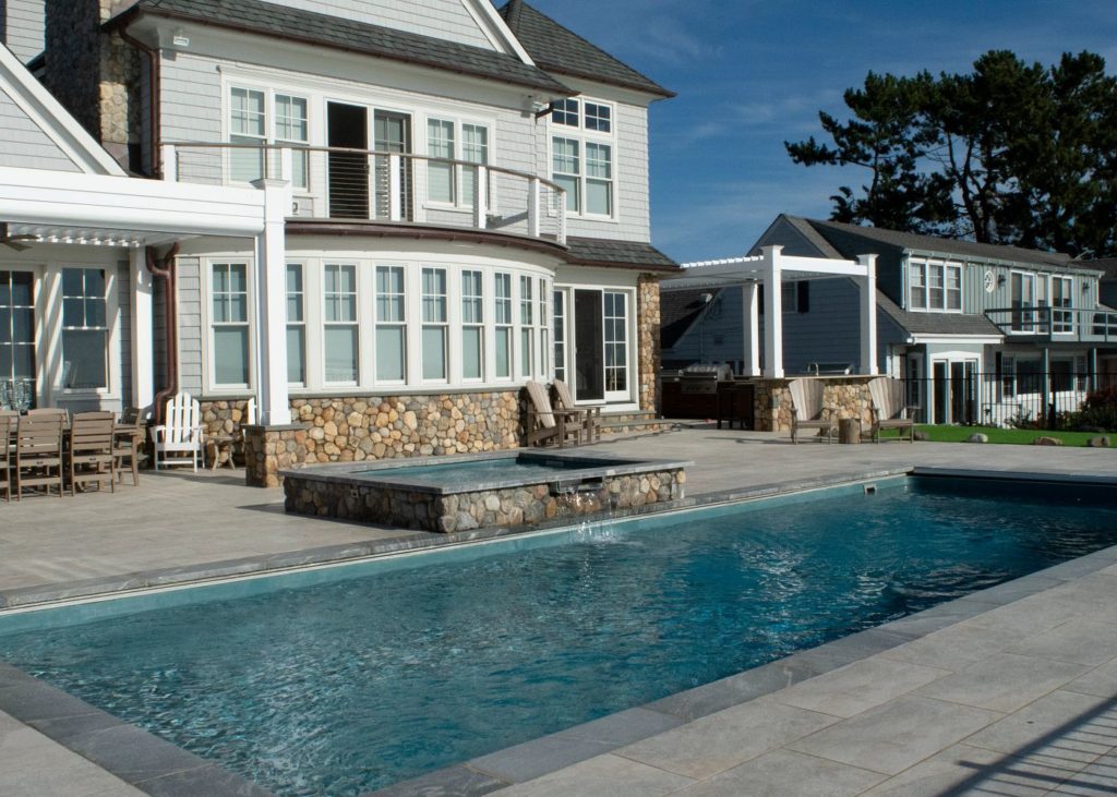 Latham Fiberglass Monaco | SHALE GRAY G3 inground pool